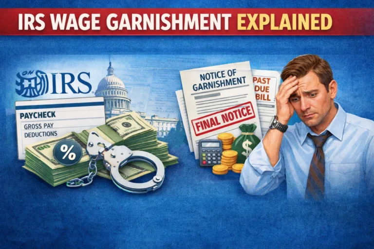 IRS wage garnishment release