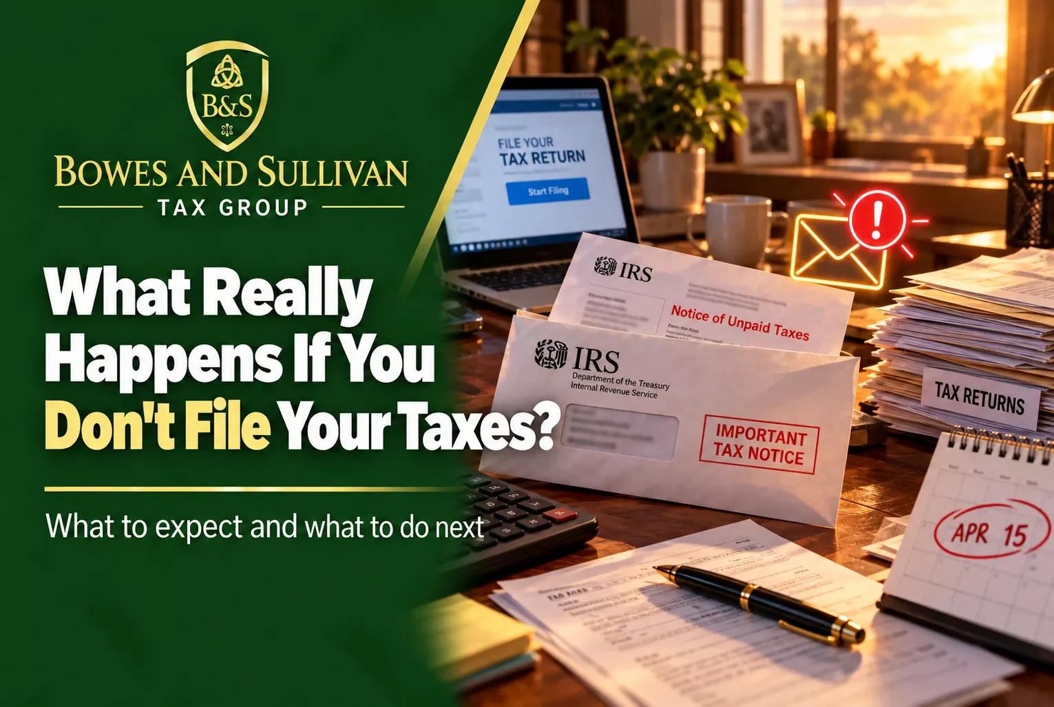 what happens if you don't file taxes